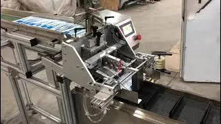 disposable face mask stacking carton box packaging machine