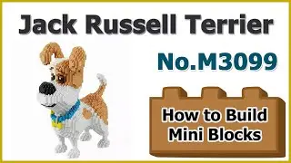 How to Build Blocks Jack Russell Terrier - JIHUI M3099 Instructions Specifications