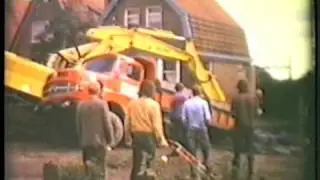 Assendelft 1974 aanleg diepriool onder dorpsstraat