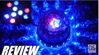 REVIEW: Amzdeal RGB Magic Ball LED Stage Light Slim Par!