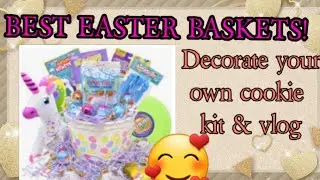 BEST EASTER BASKETS, EASTER COOKIES || VLOG AT WALMART
