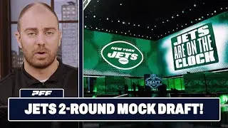 New York Jets 2-Round Mock Draft! | PFF