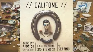 Califone  - Blood Red Corduroy 3 Piece Suit Piece Suit - Raccoon Motel - Davenport, Iowa - 09/20/23