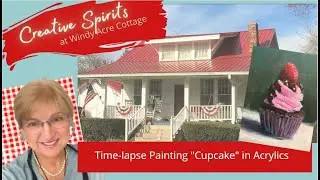 Daily Painting: A Time-lapse demo of painting a Cupcake