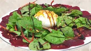 Beetroot Carpaccio & Burrata Cheese Salad | Easy Recipe | Dinner Like at Restaurant