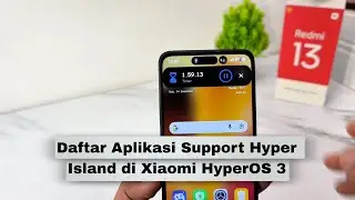 Cara aktifkan dinamic island xiaomi hyper os 3 