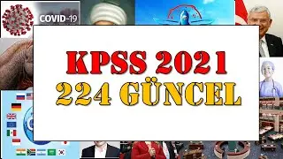 2021 KPSS - EKYS 📌224 GÜNCEL SORU (EN YENİ)