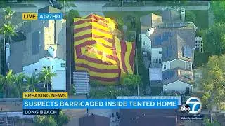 Long Beach police in standoff with would-be burglars after break-in at fumigated home I ABC7