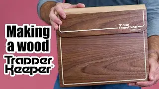 Making a Custom Trapper Keeper Out of Wood! | Woodworking Project