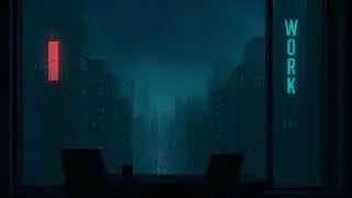 Analog Synth Rain Soundscape | Enter Deep Concentration 4k