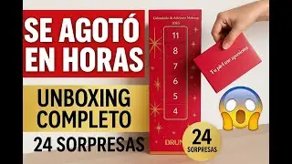 Se AGOT&Oacute; en HORAS: Unboxing REAL del Calendario de DRUNI 2025 😱🔥