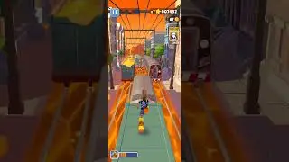 it's lava on floor #subwaysurfers #games #gaming