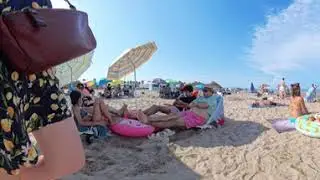 🎥 Mediterranean Coastal Serenity | 8K VR360 Valencia Beach Vibes & Ocean Sounds (2025)