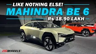 Mahindra BE 6e Electric SUV Walkaround | Design, Features, Space, Interior First Impressions