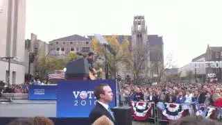 Ben Harper - Better Way at Barack Obama rally in Madison 9-28-2010