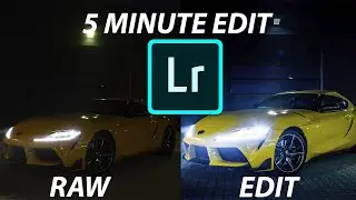 5 MINUTE EDITING - CAR PHOTOGRAPHY