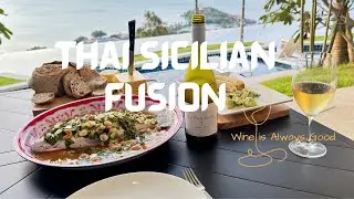 A Thai Steamed Sea Bass Recipe with Limes Garlic Herbs in Koh Samui - E94