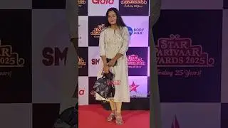 Jhanak Serial Actress Reena Pimpale Looks Beautiful  At Red Carpet Of Star Parivaar Award 2025