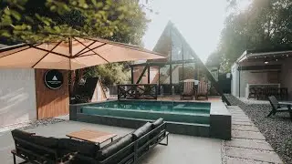 New A-Frame Cabin Villa Airbnb in Tanauan Batangas - Moonlight Cabin