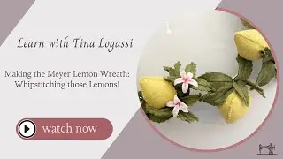 Whipstitched Meyer Lemon Wreath Tutorial