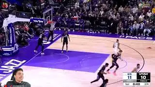 CarioReacts To Warriors vs Jazz | FULL GAME HIGHLIGHTS | January 28, 2026!!!