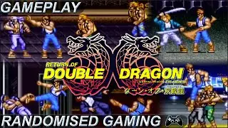 Return of Double Dragon - Super Nintendo (SNES) -  Gameplay from Stages 1 -3 (Real hardware)