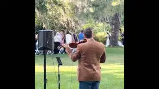 Mike W Violin - Wedding Ceremony, Magnolia Gardens, Charleston SC #charlestonweddings #ceremonymusic