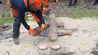 НОВАЯ АККУМУЛЯТОРНАЯ ЦЕПНАЯ ПИЛА HUSQVARNA 550iXP 3 кВт с питанием от аккумулятора 40-B540X #husq...