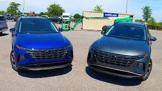 Hyundai Tucson Limited 2022 года против Tucson SEL Premium