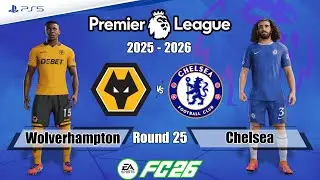 Wolves vs. Chelsea | Premier League 25/26 | Full Match | FC 26 - PS5™[4K]