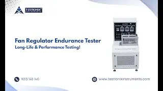 Fan Regulator Endurance Tester | Long-Life & Performance Testing!
