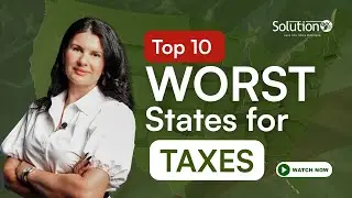 Top 10 WORST States in the USA for Taxes ⚠️