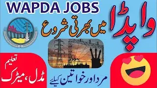 Wapda New Jobs 2020 | New Government Jobs 2020 | Latest Wapda Jobs 2020 | Wapda Jobs Update 2020