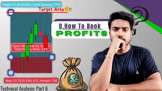 How To Book Profits In Trading | Technical Analysis part: 6 (EXIT) | Calculation + Psychology 🧠 |