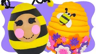 Play Doh Surprise Egg Opening | Lalaloopsy Royal T Honey Stripes by Amy Jo DCTC