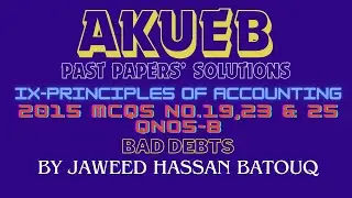 Estimating Bad Debts in Hindi/Urdu