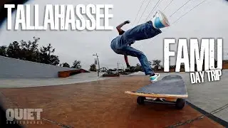 Skateable Art Park in Tallahassee Florida │ Day Trip from Panama City Beach │ Quiet Skateboards