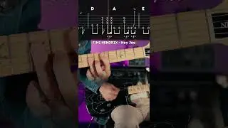 JIMI HENDRIX - Hey Joe Cover with TABS
