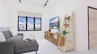 Small Apartment Interior Walkthrough | Cozy Modern Design
