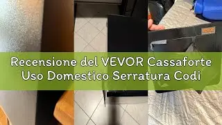 Recensione del VEVOR Cassaforte Uso Domestico Serratura Codici Chiavi Impronta Digitale Capienza 62L