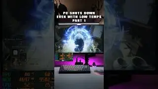 Pc shuts down even with low temperature PART 1 #shorts
