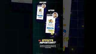IS Effects Important, 😲 Video Editing With Material's 😚 | Vikesh Tech Shorts