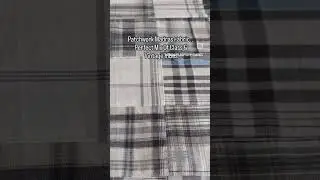 Patchwork Madras Fabric For #vintagefashion #dressmaking #preppyfashion #menswear #plaid #sewing