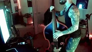 ~GRAVEYARD QUEEN~ Zombie Ghost Train - [Upright/Double Bass Cover] #psychobilly #punk