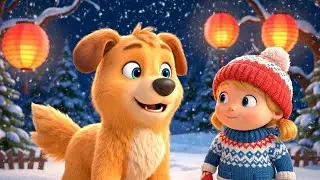 Doggie Guards the Ice Camp 🐶🏕️ | Fun 3D Animated Nursery Rhyme for Kids & Toddlers