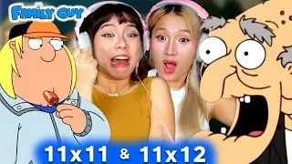 Asian Girls React | Family Guy Season 11 | Ep 11 & 12 (Family Guy Reaction)