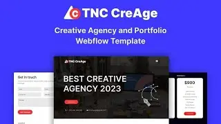 How to Create a Creative Agency Website Using the TNC CreAge Webflow Template