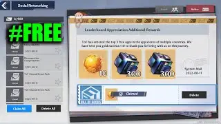 Tower of Fantasy Free 10 Gold Nucleus & 600 Dark Crystals