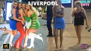 LIVERPOOL WALKING TOUR NIGHTLIFE 4K