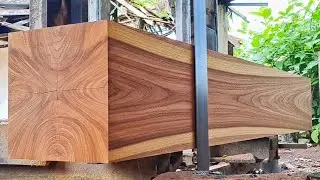 Aesthetic Foundation for Your Dream Home - Sawing 🌲high-quality solid teak woods